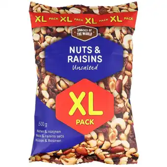 Action Snacks of the World noten- en rozijnenmix XL-pack aanbieding