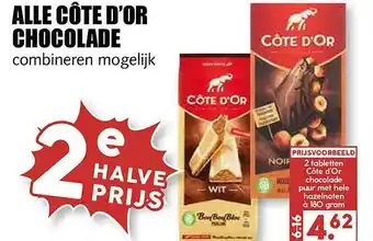 MCD Supermarkt Alle Côte D'Or Chocolade aanbieding