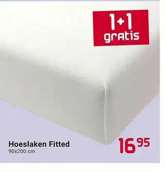 Beddenreus Hoeslaken Fitted 1+1 Gratis aanbieding