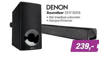 EP Denon Soundbar DHT-S316 aanbieding