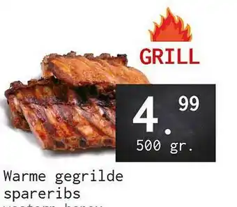 Naanhof Warme Gegrilde Spareribs aanbieding