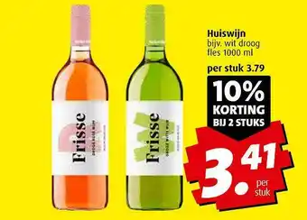 Boni Huiswijn 10% Korting Bij 2 Stuks aanbieding