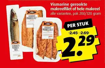 Boni Vismarine Gerookte Makreelfilet Of Hele Makreel aanbieding