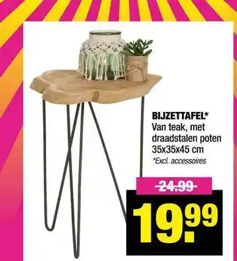 Big Bazar Bijzettafel aanbieding