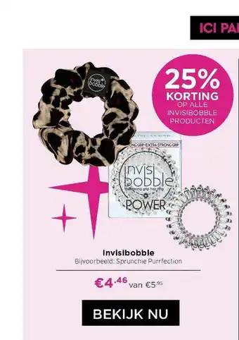 ICI Paris XL Invisibobble Scrunchie Purrfection 25% Korting aanbieding