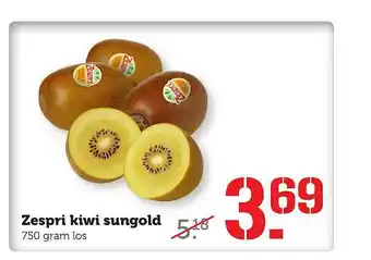 Coop Zespri Kiwi Sungold aanbieding