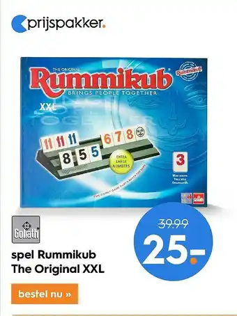 Blokker Spel Rummikub The Original XXL aanbieding