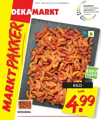 Dekamarkt Shoarma aanbieding