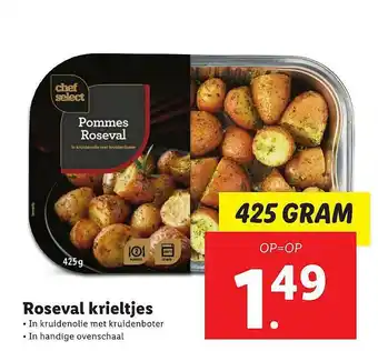 Lidl Chef Select Pommes Roseval aanbieding