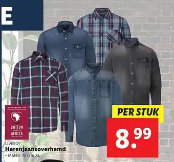 Lidl Livergy® Herenjeansoverhemd aanbieding