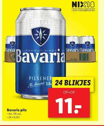 Lidl Bavaria Pils aanbieding