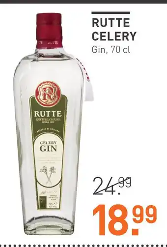 Gall & Gall Rutte Celery 70CL Mixen aanbieding