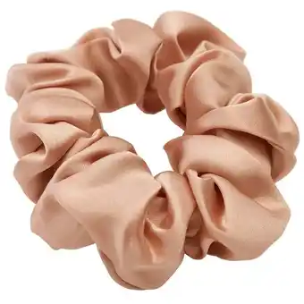 Bangerhead Lenoites mulberry silk scrunchie, rose gold aanbieding