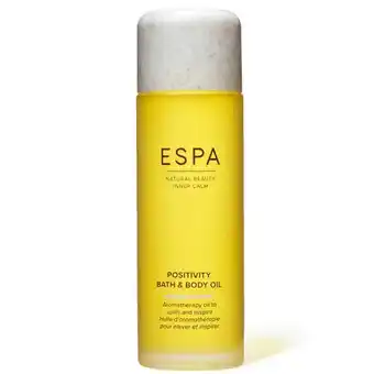 Lookfantastic Espa positivity bath and body oil 100ml aanbieding