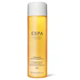 Lookfantastic Espa energising bath and shower gel 250ml aanbieding