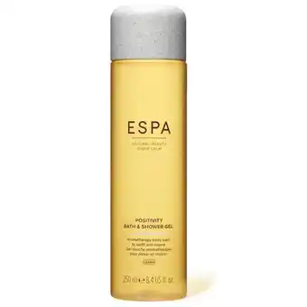 Lookfantastic Espa positivity bath and shower gel 250ml aanbieding