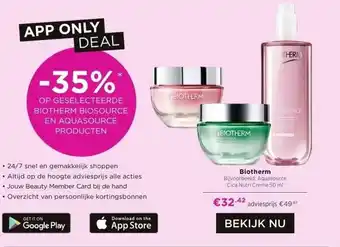 ICI Paris XL Biotherm aanbieding