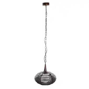 fonQ Ptmd hanglamp norris - 40x40x39 cm - metaal - koper aanbieding