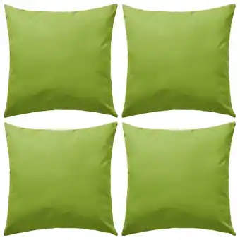 fonQ Vidaxl kussen appelgroen 45 x 45 cm aanbieding