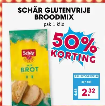 Boon`s Markt Schär glutenvrije broodmix aanbieding