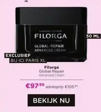 ICI Paris XL Filorga Global Repair aanbieding
