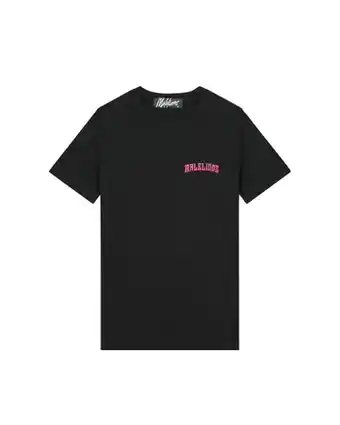 Malelions Malelions men boxer t-shirt - black/fuchsia aanbieding