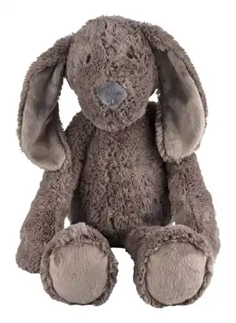 MamaLoes Babysjop Happy horse dog jax grijs 28 cm no. 1 knuffel 133690 aanbieding