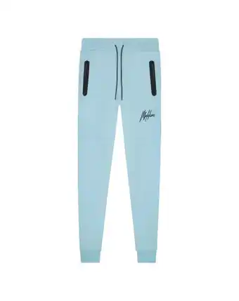 Malelions Malelions sport counter trackpants - light blue aanbieding