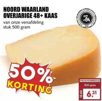 MCD Supermarkt Noord waarland overjarige 48+ kaas aanbieding