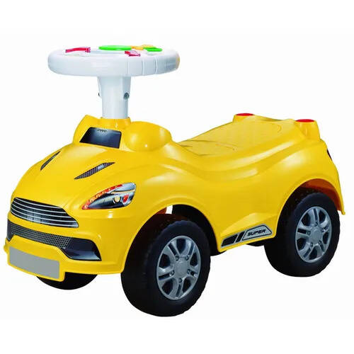 Eco toys sports geel loopauto met muziek hc516257 div aanbieding bij