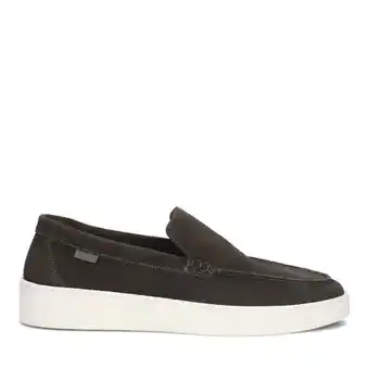 Manfield Manfield grijze suède loafers met sportieve zool aanbieding