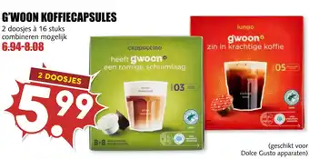 MCD Supermarkt G'woon koffiecapsules aanbieding