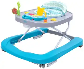 MamaLoes Babysjop 4baby walk'n push turquoise loopstoel 7046 aanbieding