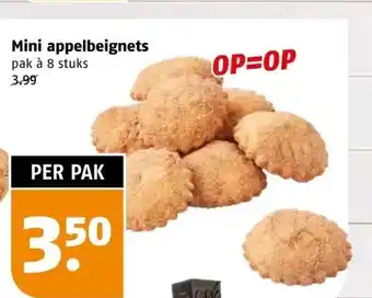 Poiesz Mini appelbeignets pak à 8 stuks 3.99 aanbieding