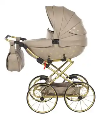 MamaLoes Babysjop Tako mini imperial vintage beige/gold poppen kinderwagen incl. tas 02 aanbieding