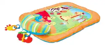 MamaLoes Babysjop Eco toys animals oranje speelkleed met buiktrainer ch98646 aanbieding