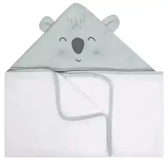 MamaLoes Babysjop Albero mio animals&love koala 50 x 120 cm bamboo badcape a003 aanbieding