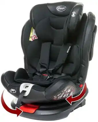 MamaLoes Babysjop 4baby roto-fix black 360º 0-36 kg isofix autostoel aanbieding