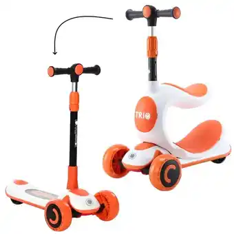 MamaLoes Babysjop Lorelli scooter trio orange step/loopfiets 1039015-0003 aanbieding