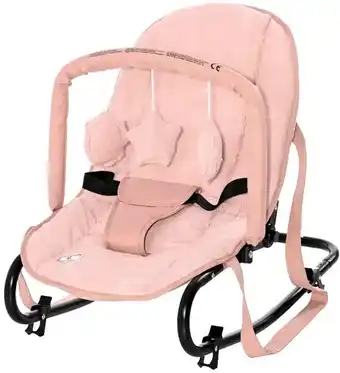 MamaLoes Babysjop Lorelli eliza luxe cameo rose stars baby rocker wipstoel 1011016-2148 aanbieding