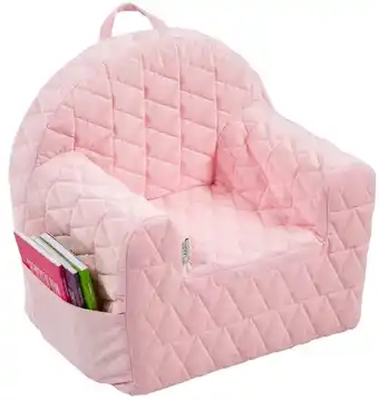 MamaLoes Babysjop Albero mio velvet roze kinderfauteuil aanbieding