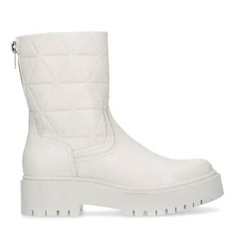 Manfield Manfield latte leren laarsjes aanbieding