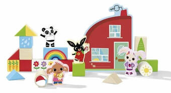 MamaLoes Babysjop Bambolino toys bing 22 stuks houten blokken 19093 aanbieding