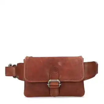 Manfield Manfield cognac leren heuptasje aanbieding