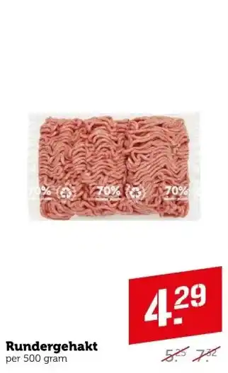 Coop Rundergehakt aanbieding