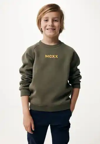 Mexx Mexx basic sweater olijfgroen aanbieding