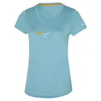 Mizuno Mizuno impusle core rb tee milky blauw dames maat xl aanbieding