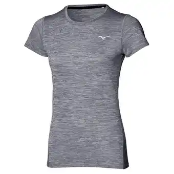 Mizuno Mizuno impulse core tee gray dames maat m aanbieding