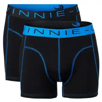 Modemania Vinnie-g boxershorts 2-pack black/blue stitches-xl aanbieding