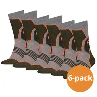 Modemania Head hiking crew sokken 6-pack unisex forest-43/46 aanbieding